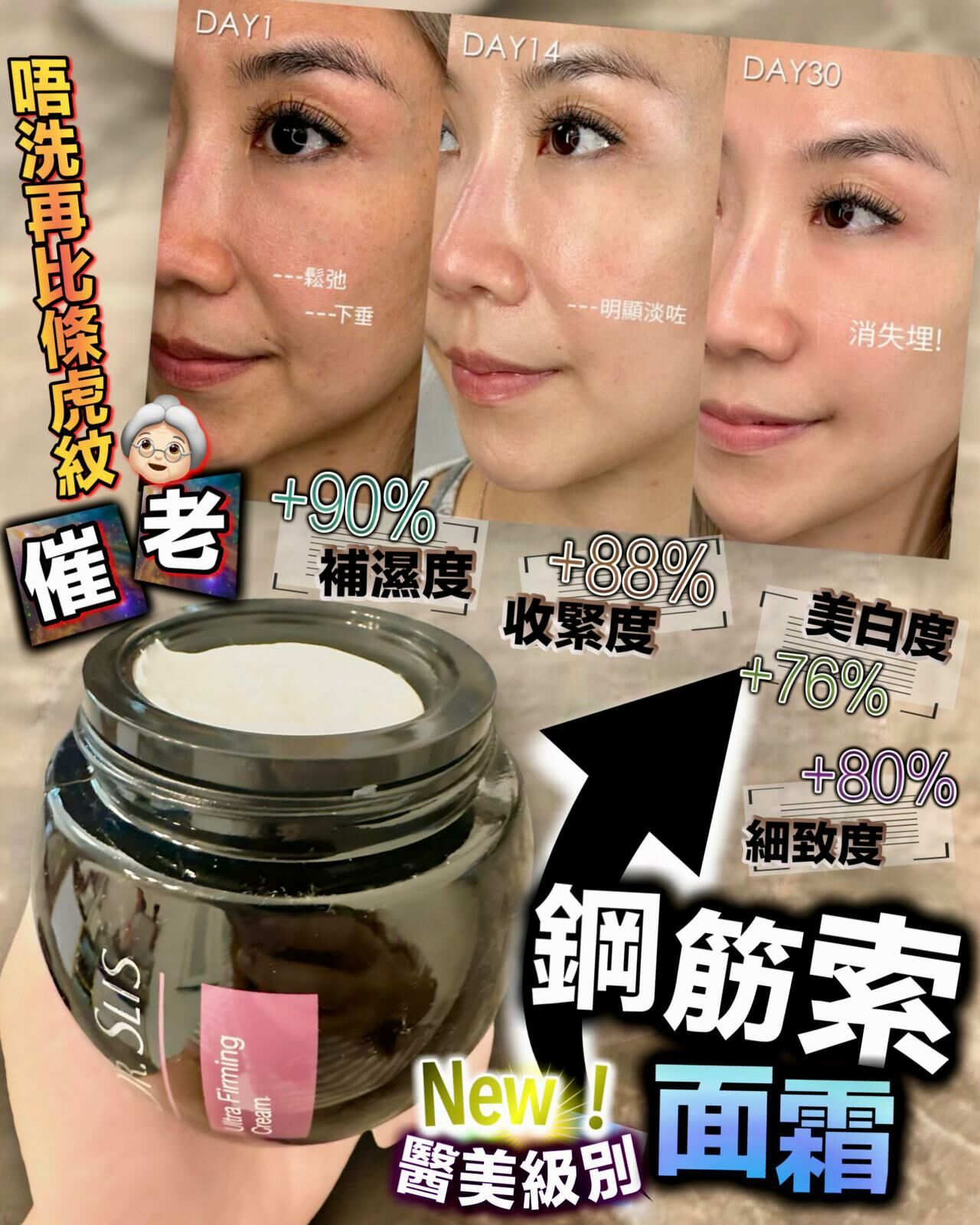 Dr.SliS 鋼筋索 面霜/鋼筋索精華30ml - HLY &amp; CHOCCICO