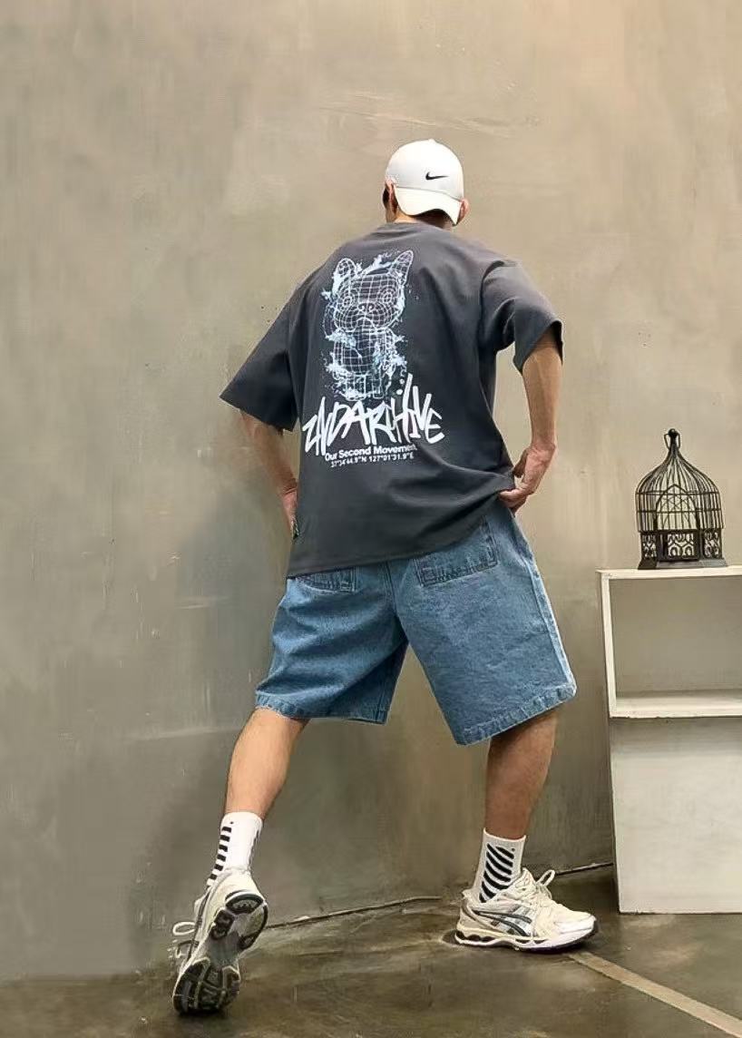 🇰🇷韓國直送🇰🇷 2ND ARCHIVE Water Line Buldog Tee HLY &amp; CHOCCICO