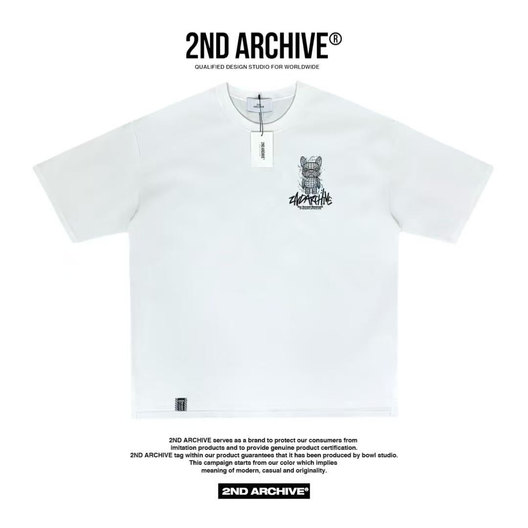 🇰🇷韓國直送🇰🇷 2ND ARCHIVE Water Line Buldog Tee HLY &amp; CHOCCICO