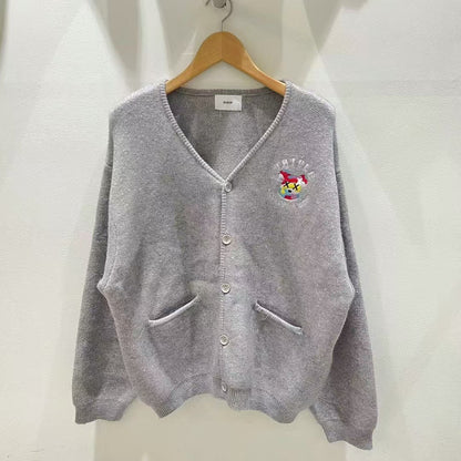 韓國直送Baron Triple Embroidery Cardigan - HLY &amp; CHOCCICO