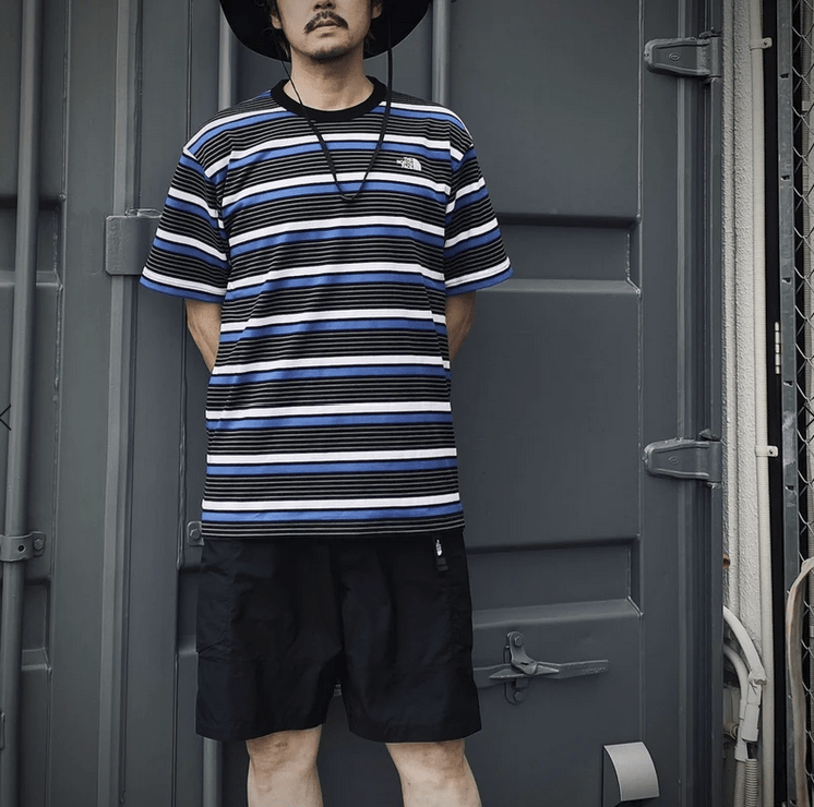 日本直送 TNF Multi Border Tee NT32455 (日版） - HLY &amp; CHOCCICO