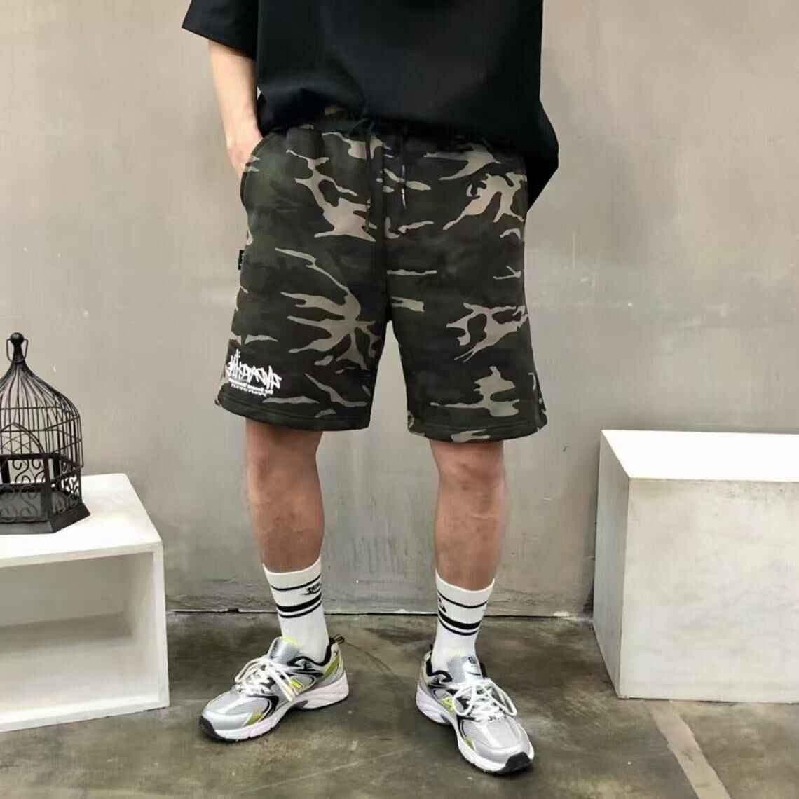 韓國直送 2ND ARCHIVE Camo Signature Logo Shorts
