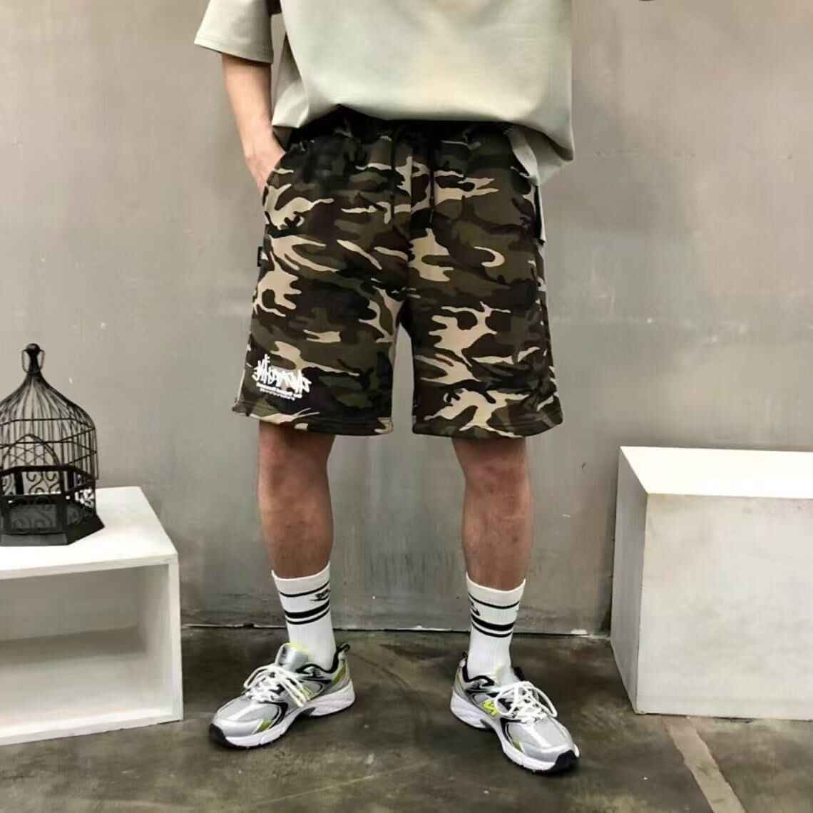 韓國直送 2ND ARCHIVE Camo Signature Logo Shorts
