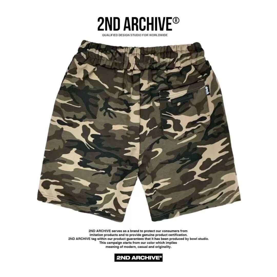 韓國直送 2ND ARCHIVE Camo Signature Logo Shorts