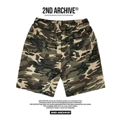 韓國直送 2ND ARCHIVE Camo Signature Logo Shorts