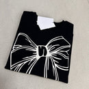 【一口價$282/件】韓國潮牌RonRon BIG RIBBON LINE T SHIRT  -5 Color - HLY & CHOCCICO