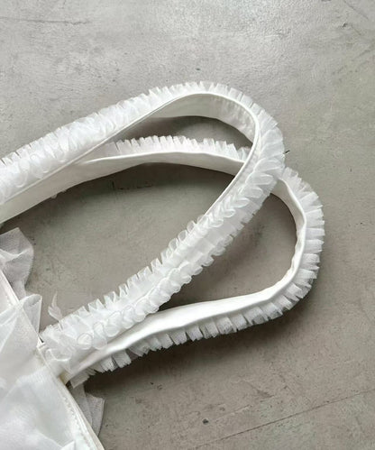 日本直送Volume tulle tote bag - HLY &amp; CHOCCICO