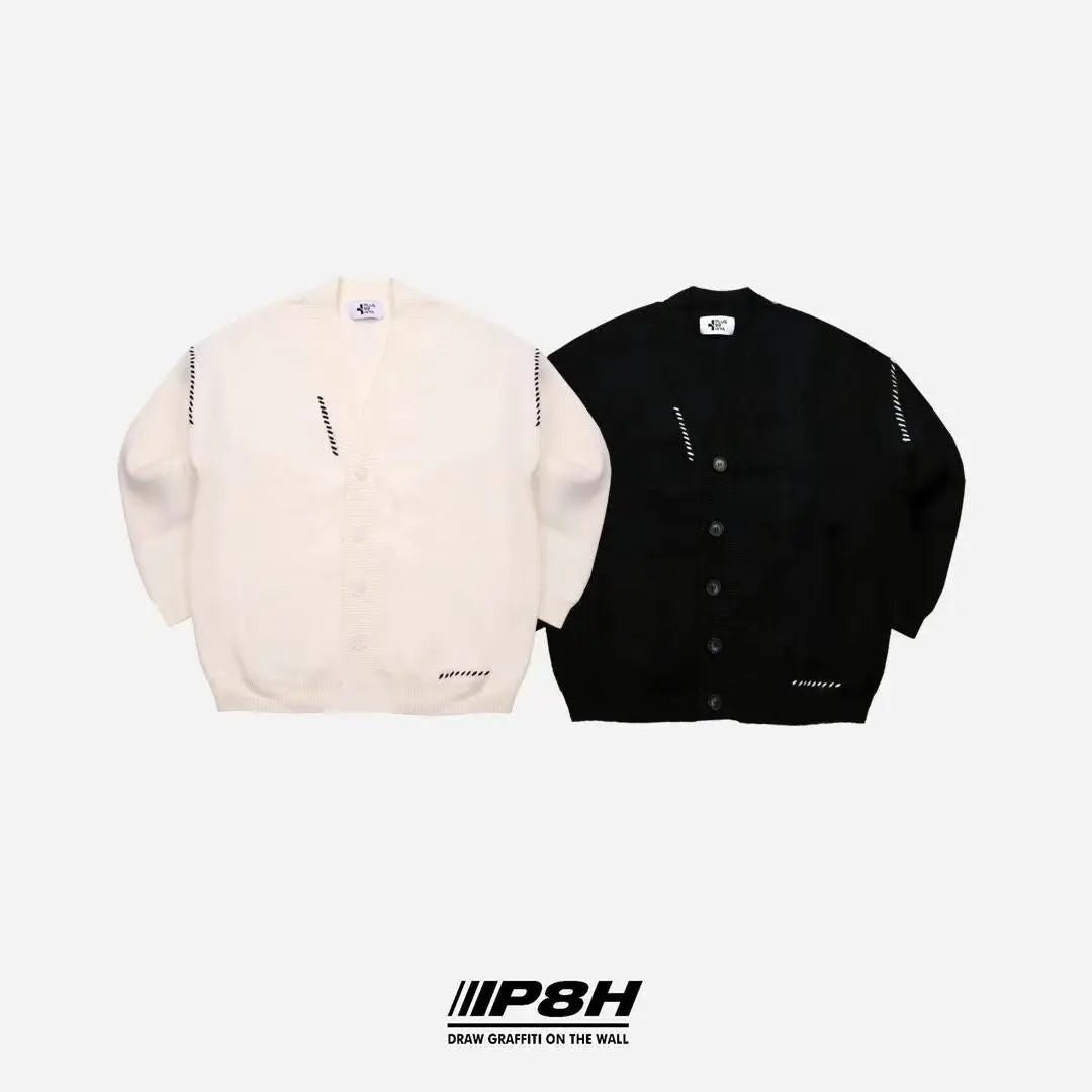 韓國直送 PLUS 82 HIYA  Handmade Stitch Cardigan - HLY &amp; CHOCCICO