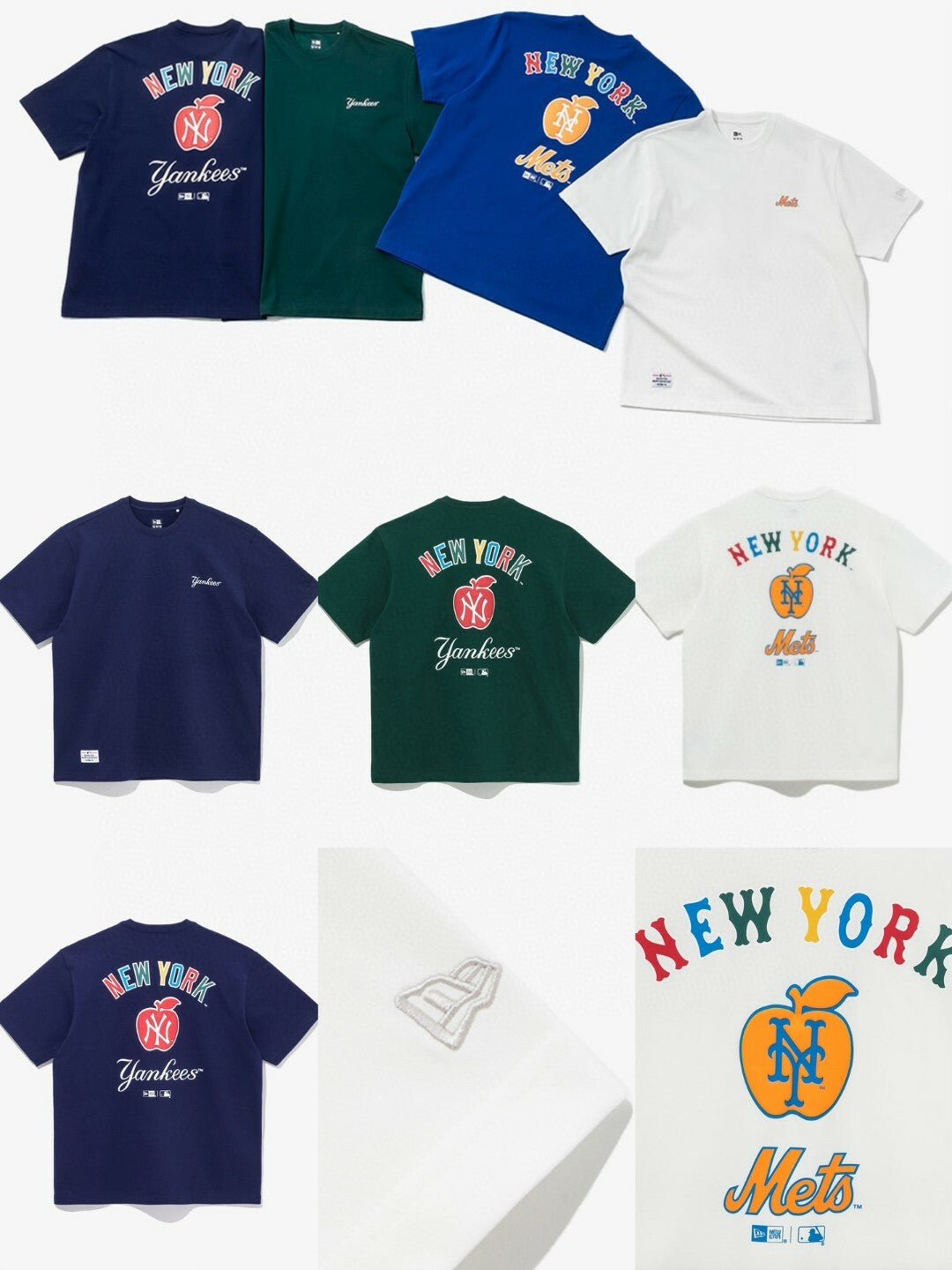 New Era Mets Big Apple Tee -4 Color - HLY &amp; CHOCCICO
