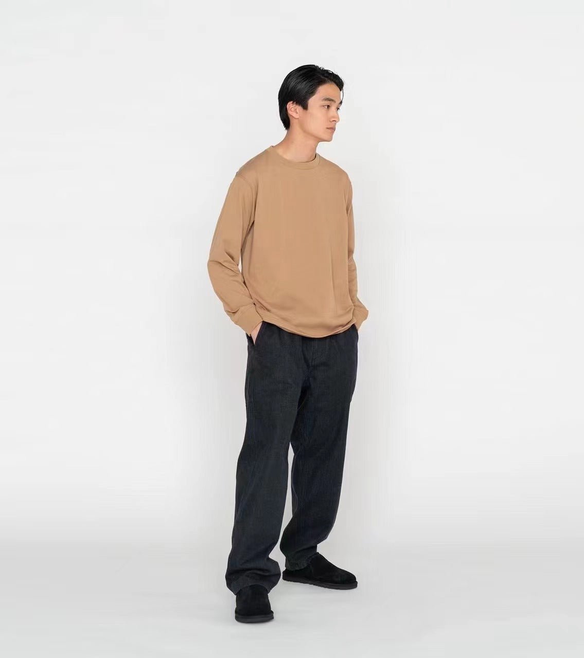 TNF PURPLE LABEL Field Long Sleeve Tee  [ NT3350N ] - HLY &amp; CHOCCICO