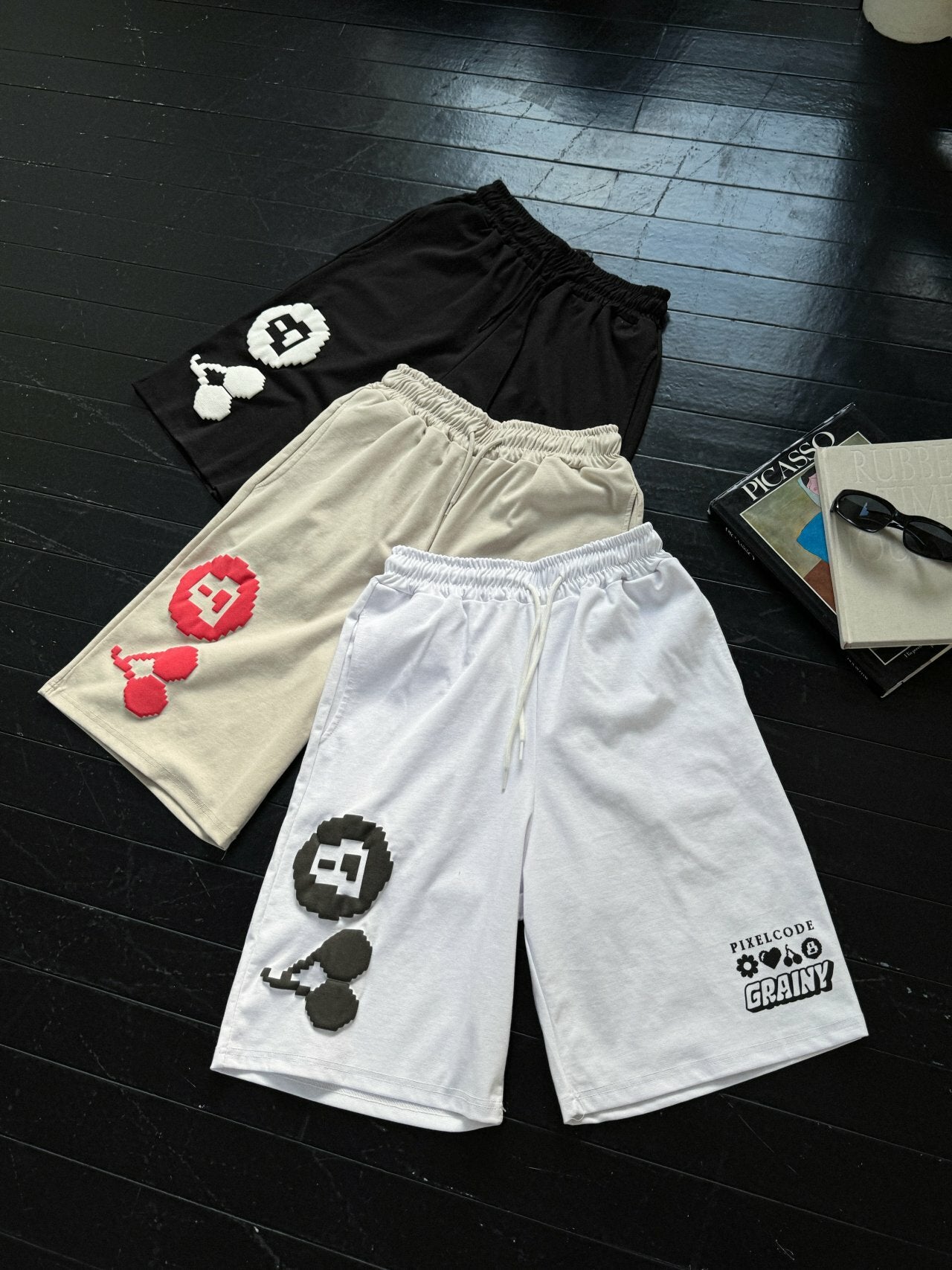 韓國直送 PLUS 82 HIYA  Cherry Foam Bunto Tee / short pants - HLY &amp; CHOCCICO