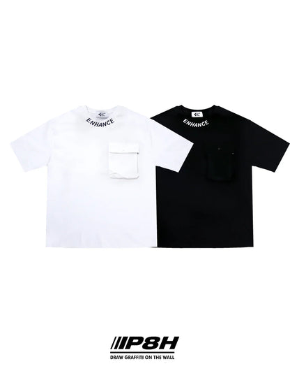 【一口價$295/件】🇰🇷韓國直送🇰🇷 PLUS 82 HIYA Line pocket Short Sleeve -2 Color - HLY &amp; CHOCCICO