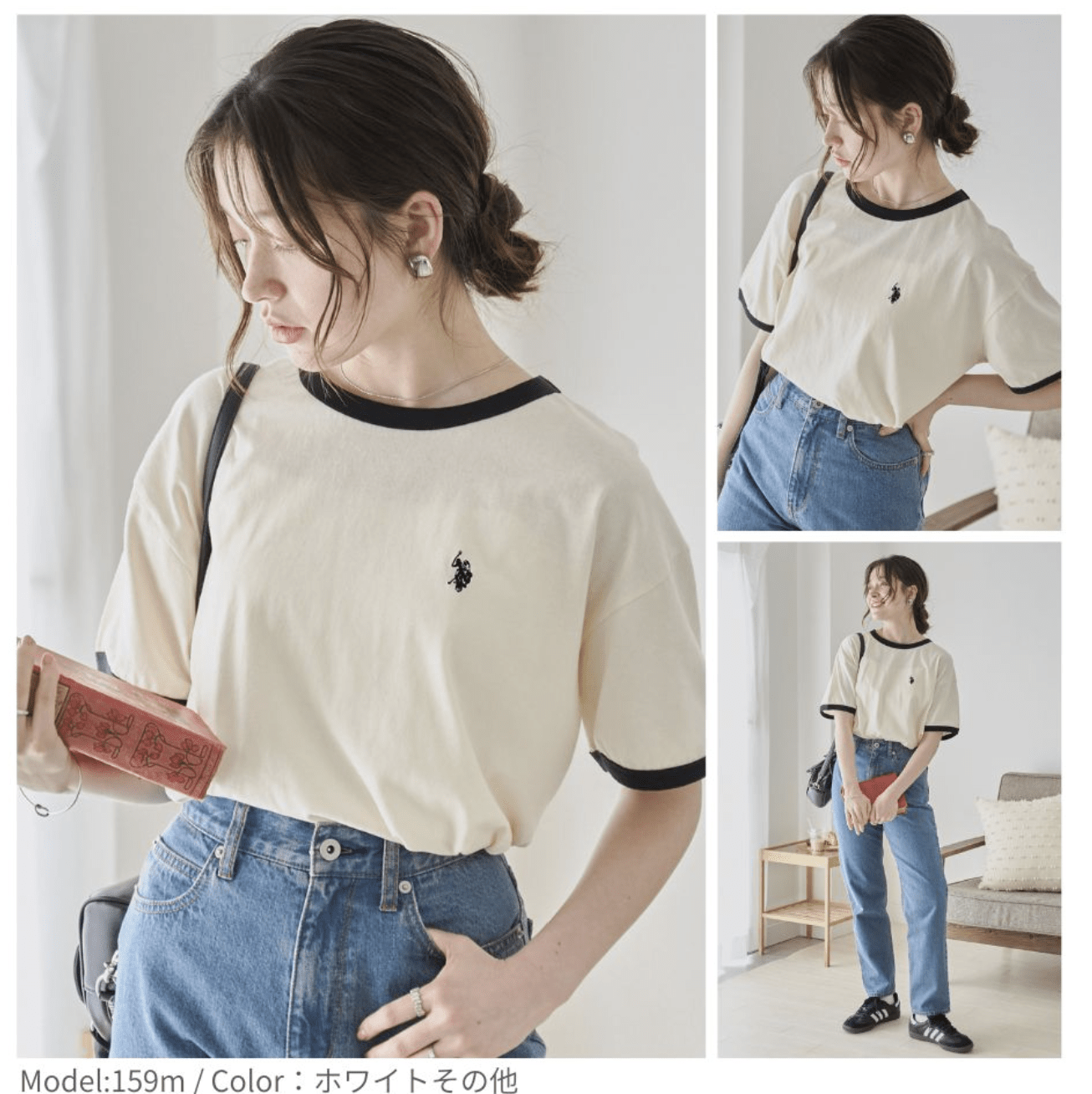 日本直送USPOLO One Point T-Shirt - HLY &amp; CHOCCICO