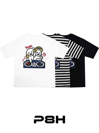韓國直送 PLUS 82 HIYA DJ Puppy Short Sleeve