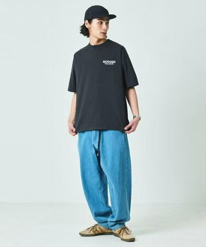 日本直送FS TIGER Big Silhouette Back Design Embroidery Crew Neck Tee HLY &amp; CHOCCICO