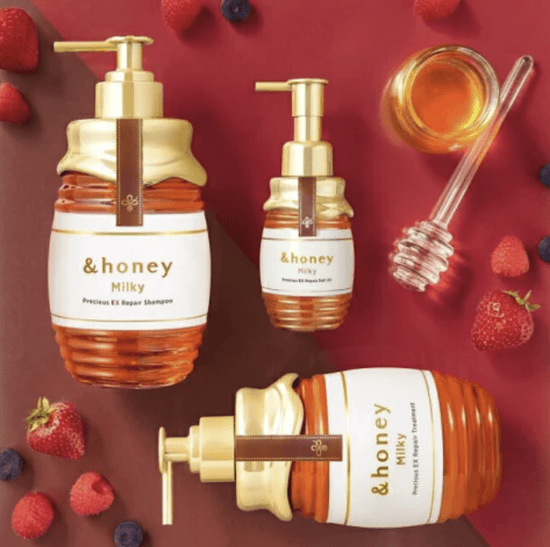 &honey milky蜂蜜頂級滋潤修復洗髮精 500ml
