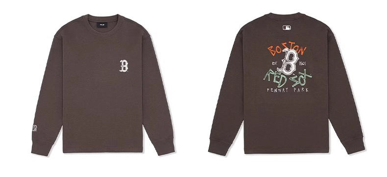 MLB Unisex Basic Street Big Logo Long Sleeve Tee - HLY & CHOCCICO