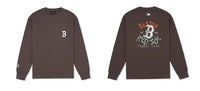 MLB Unisex Basic Street Big Logo Long Sleeve Tee - HLY & CHOCCICO