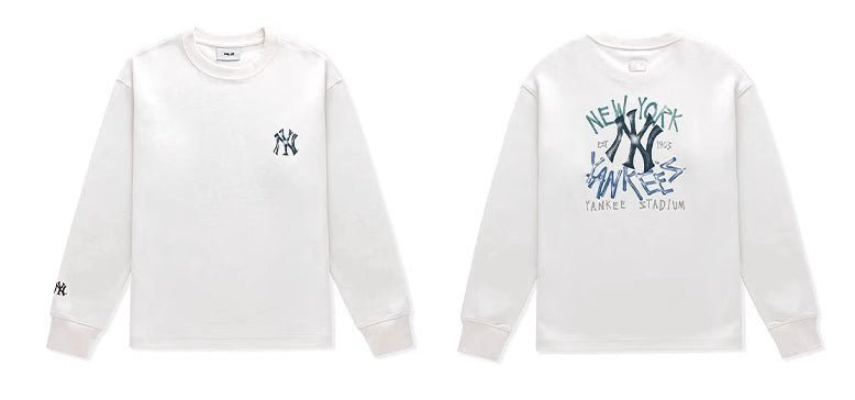 MLB Unisex Basic Street Big Logo Long Sleeve Tee - HLY & CHOCCICO