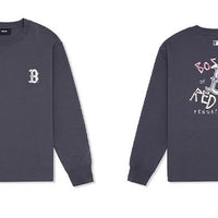 MLB Unisex Basic Street Big Logo Long Sleeve Tee - HLY & CHOCCICO