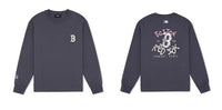 MLB Unisex Basic Street Big Logo Long Sleeve Tee - HLY & CHOCCICO