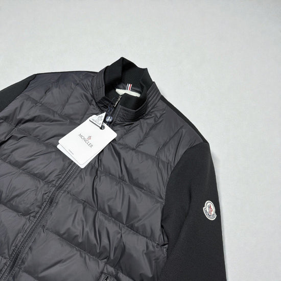 Moncler Lined Zip-Up Cotton Cardigan