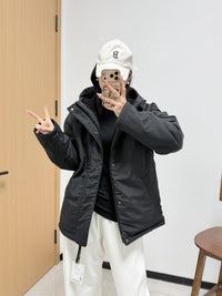 CANADA GOOSE Alberni Reversible Fleece Bomber - HLY & CHOCCICO