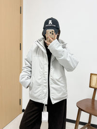 CANADA GOOSE Alberni Reversible Fleece Bomber - HLY & CHOCCICO