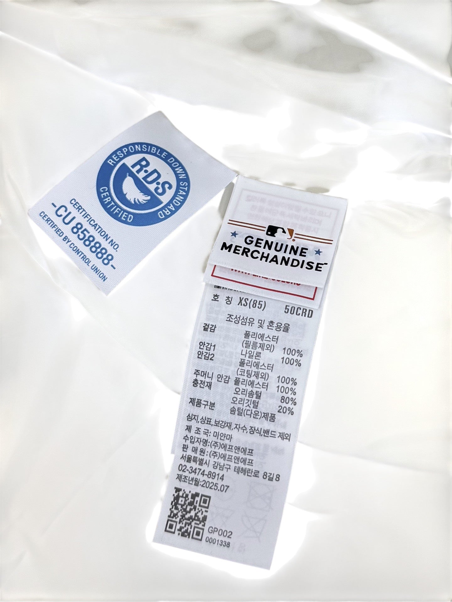 MLB basic Curve Down Jacket - HLY & CHOCCICO