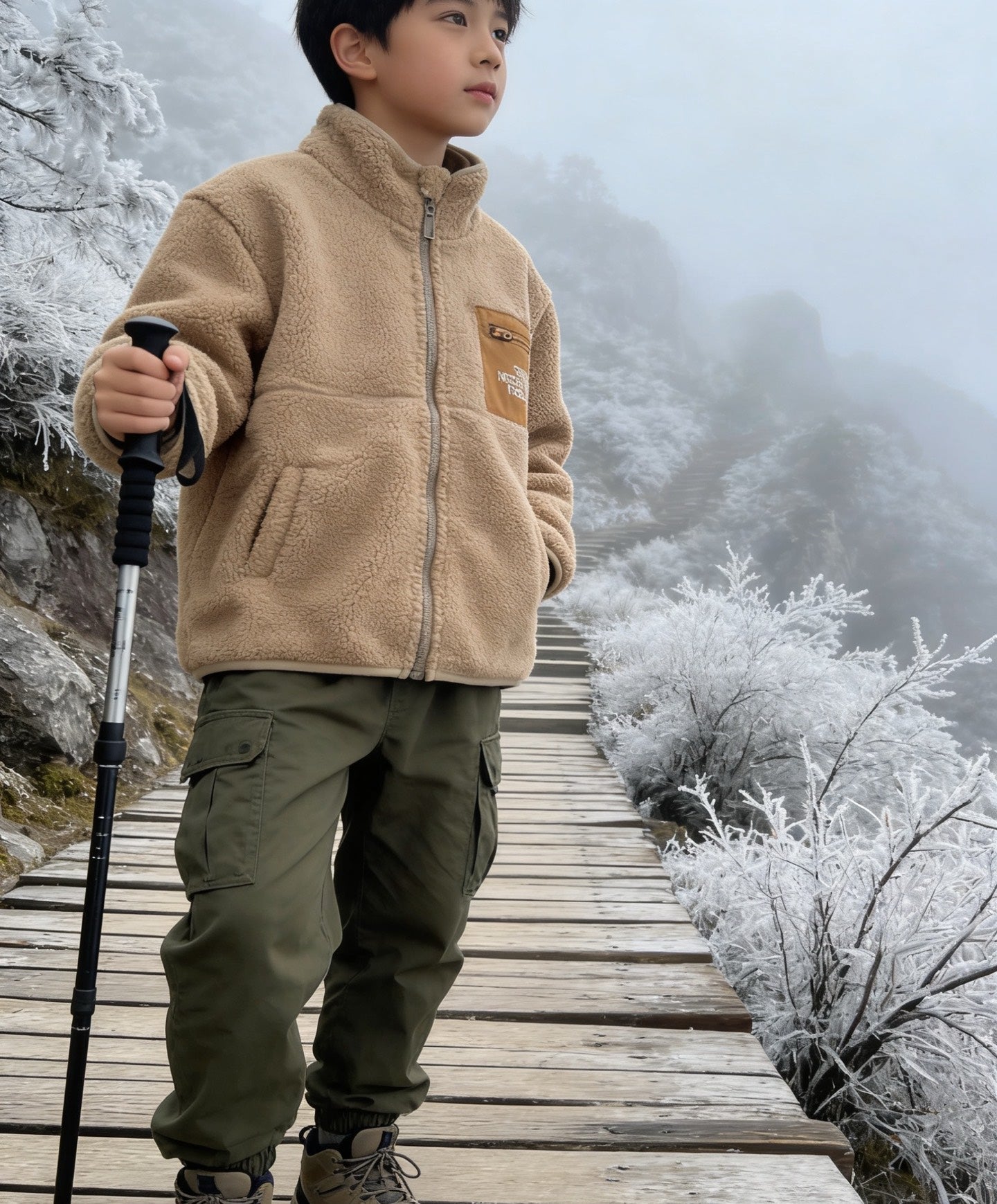 TNF Kids Shearling Coat - HLY &amp; CHOCCICO