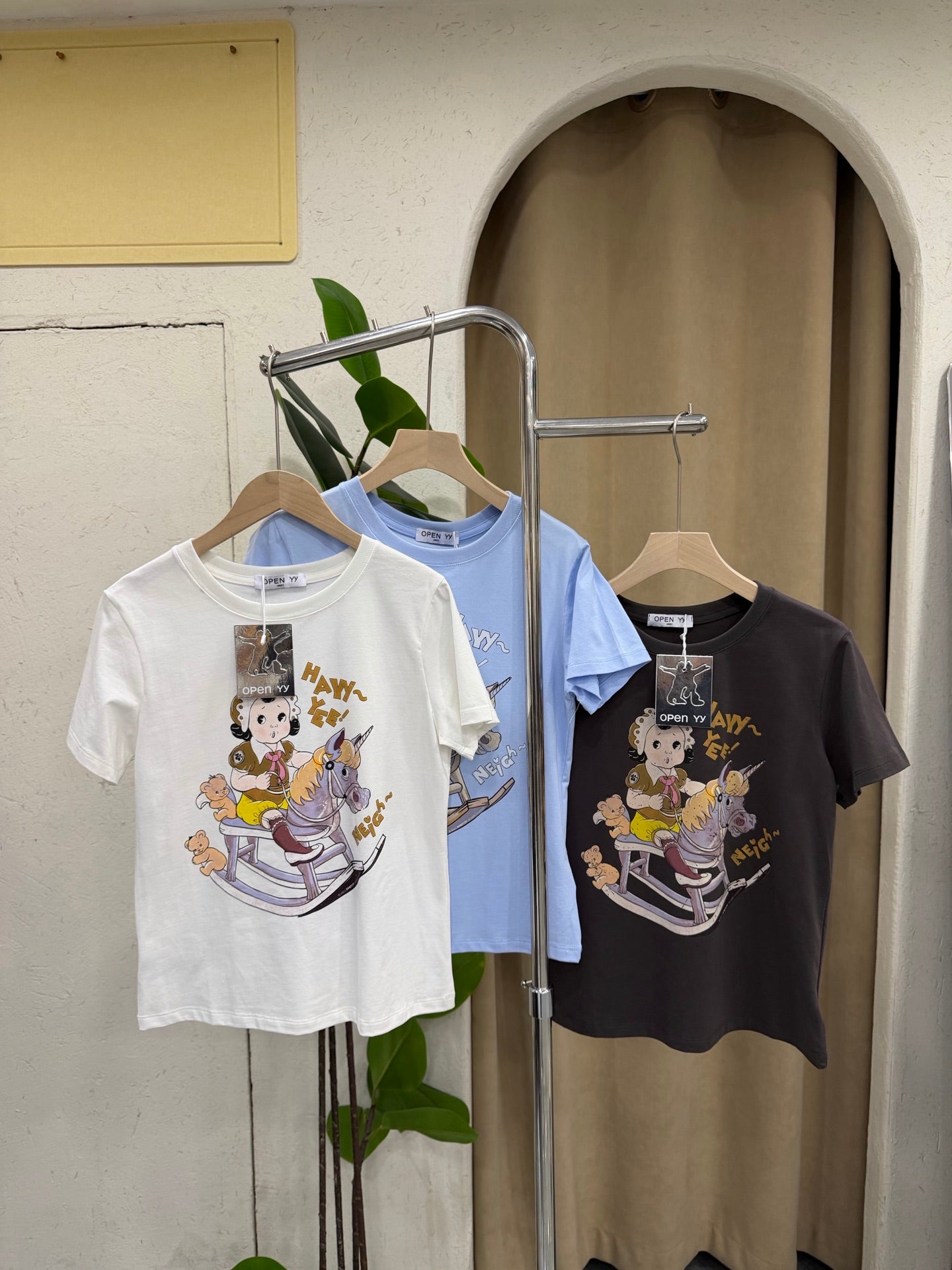 Open YY Rocking Baby Tee