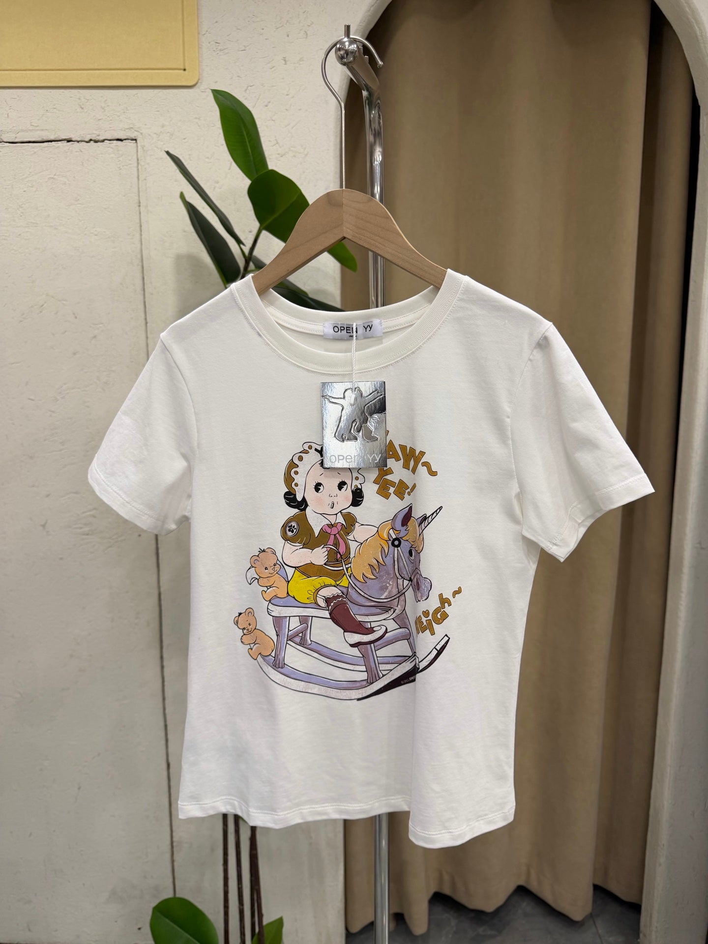 Open YY Rocking Baby Tee
