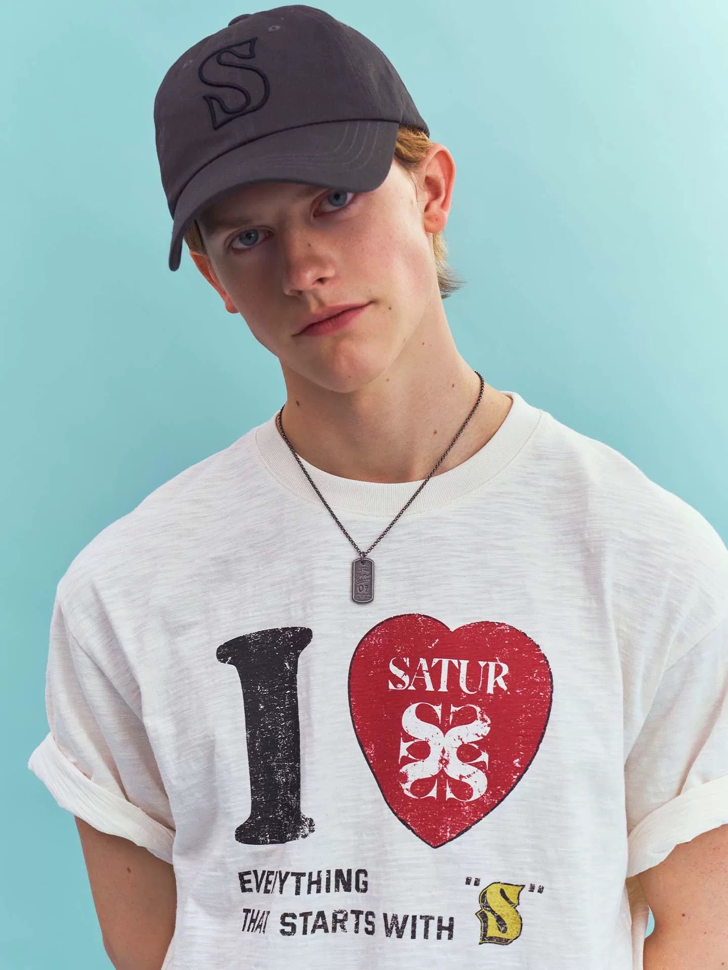 South Korea Satur I Love Slub Tee