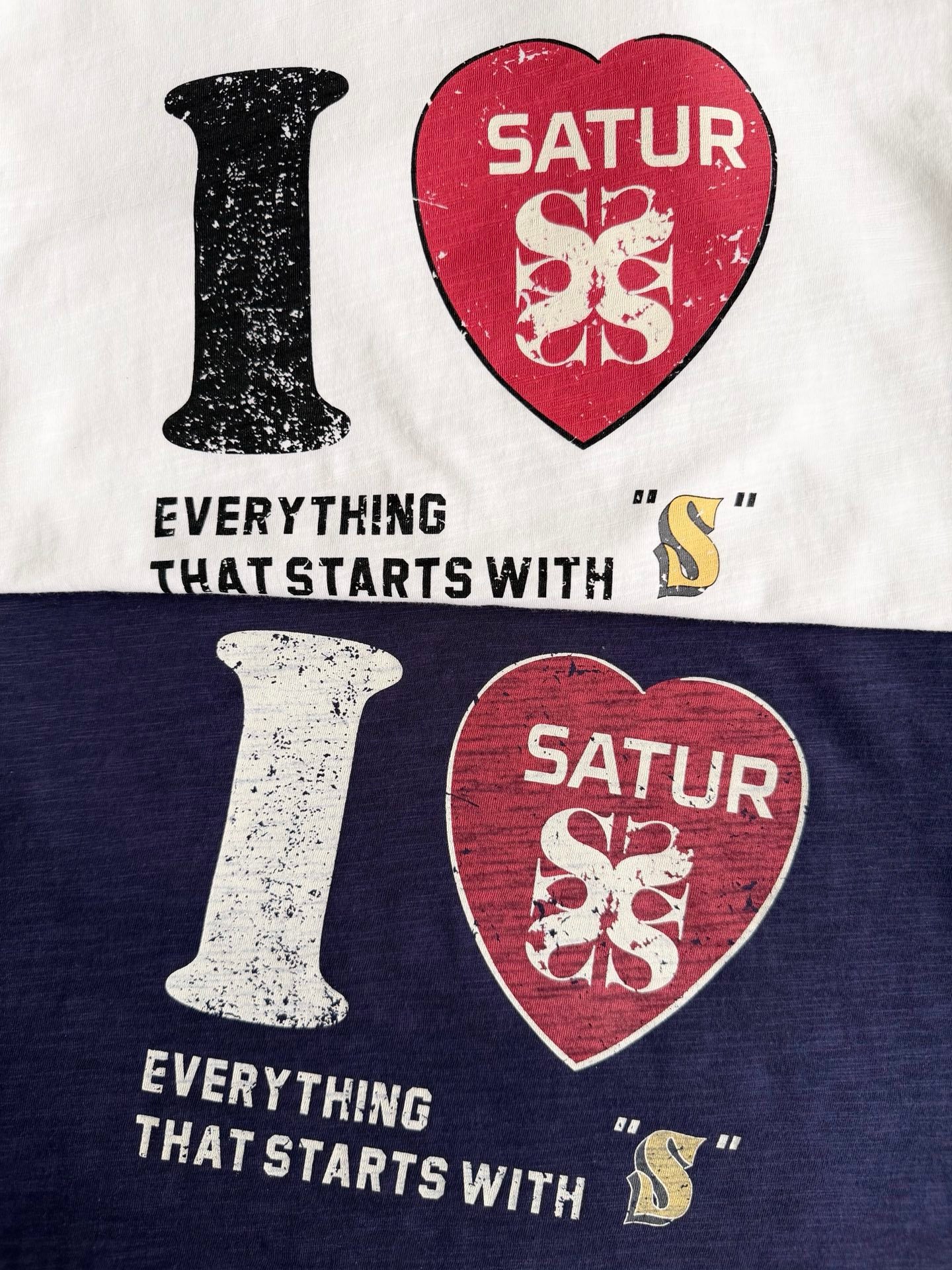 South Korea Satur I Love Slub Tee