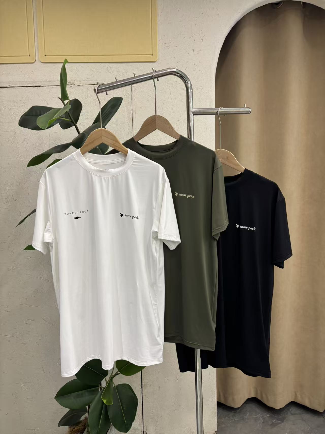 Snow Peak x Tonedtrout Quick Drying Tee