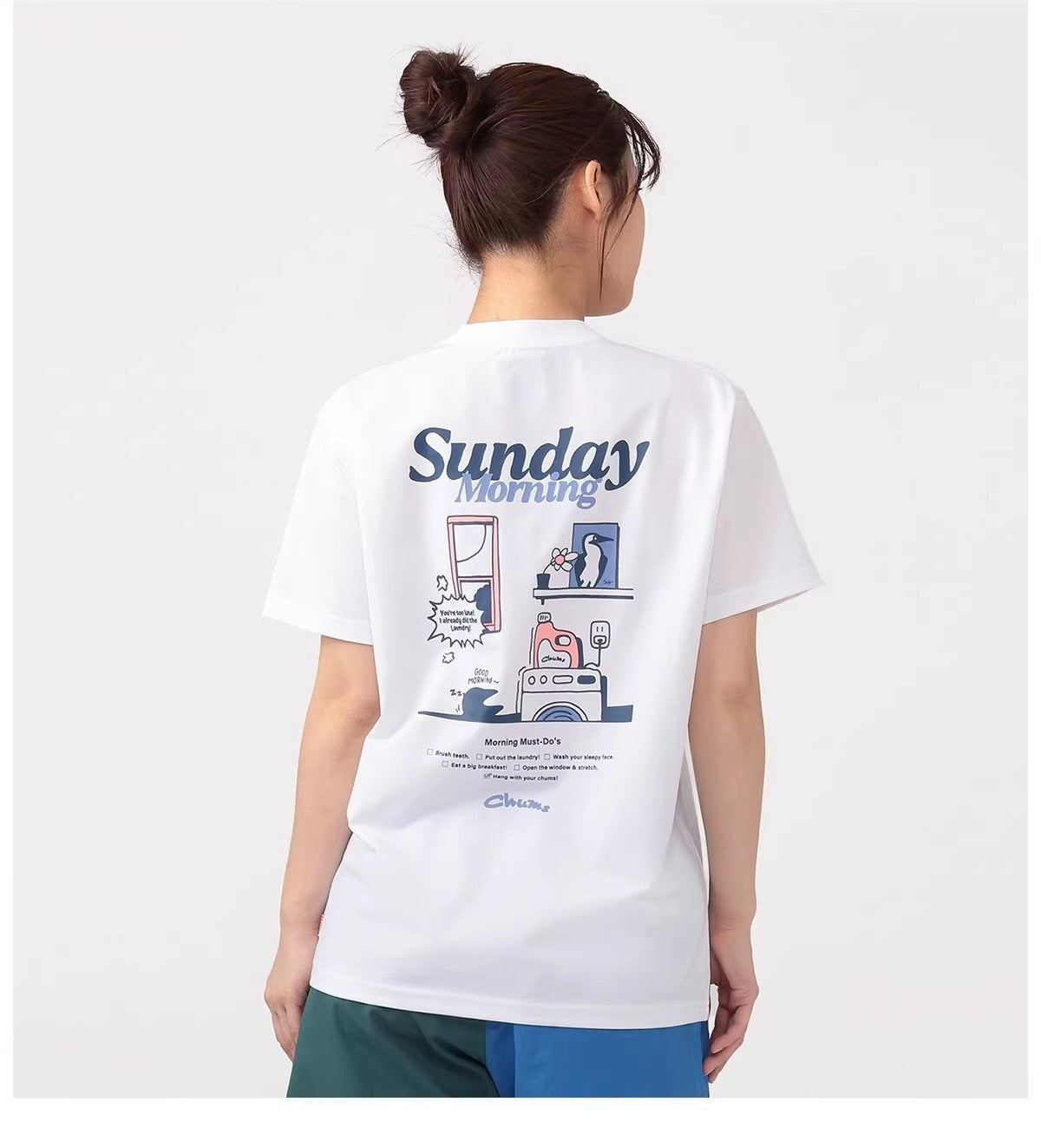 Chums Dry Sunday Morning Pocket Tee