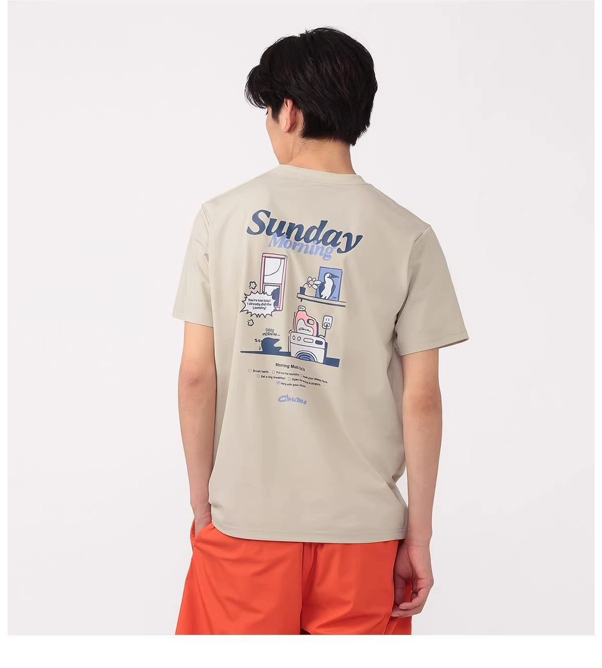 Chums Dry Sunday Morning Pocket Tee