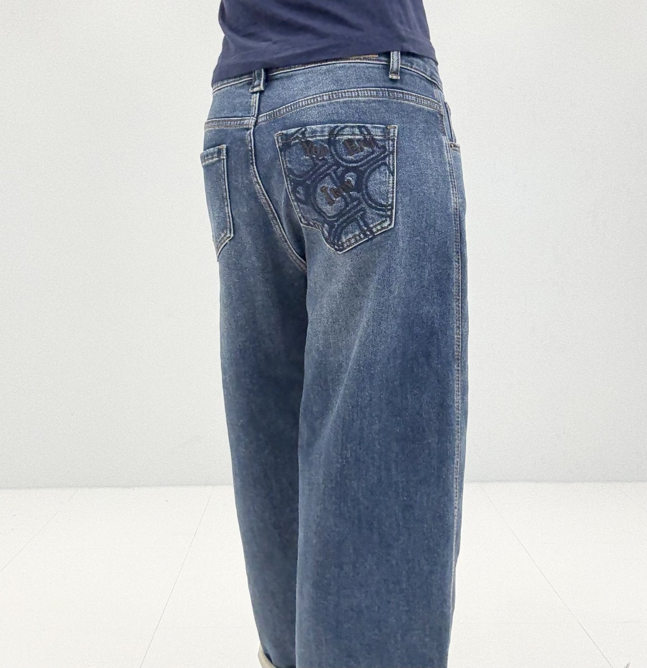 韓國直送 Brushed jeans - HLY & CHOCCICO