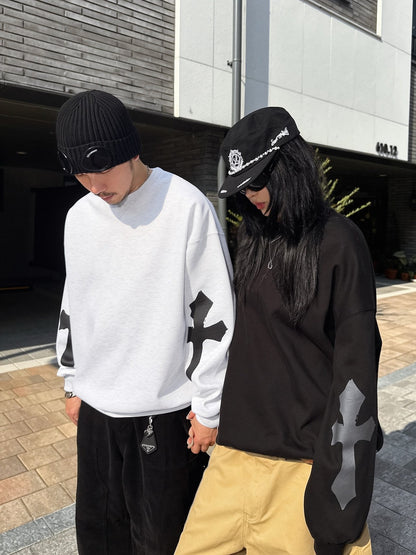 [Direct from Korea] PLUS 82 HIYA V-Vintage Sweat