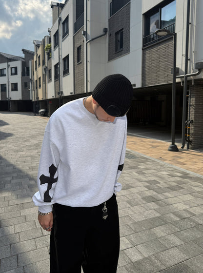 [Direct from Korea] PLUS 82 HIYA V-Vintage Sweat