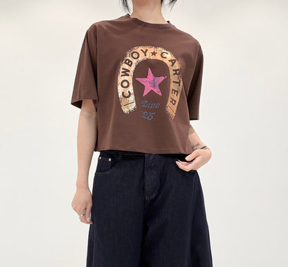 韓國直送Cowboy Carter Retro Tee