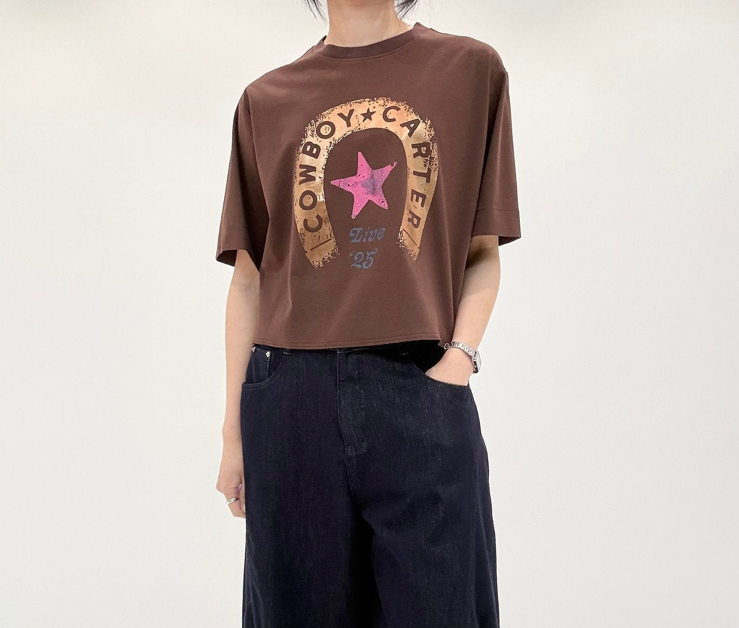 韓國直送Cowboy Carter Retro Tee