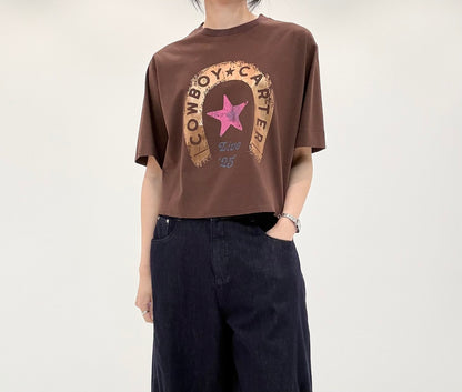 韓國直送Cowboy Carter Retro Tee