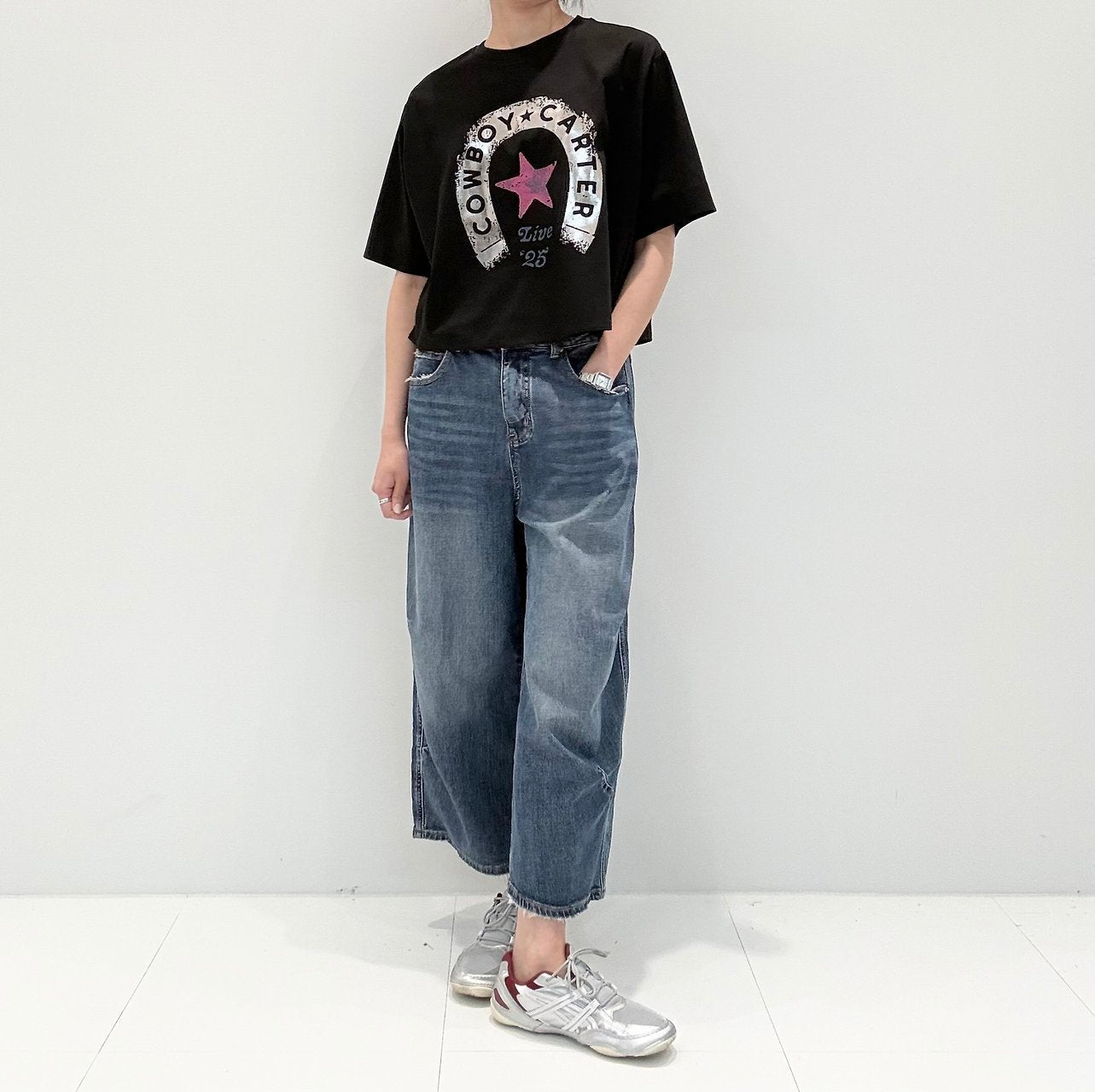 韓國直送Cowboy Carter Retro Tee