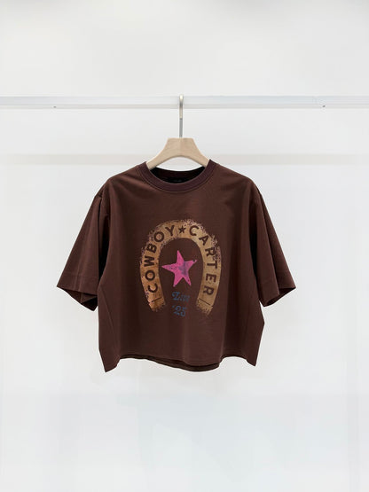 韓國直送Cowboy Carter Retro Tee
