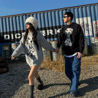 韓國直送 PLUS 82 HIYA Popchon Dalmatian Knit