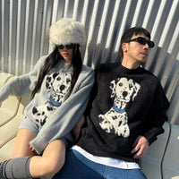 韓國直送 PLUS 82 HIYA Popchon Dalmatian Knit