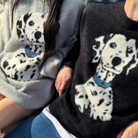 韓國直送 PLUS 82 HIYA Popchon Dalmatian Knit