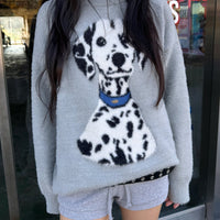 韓國直送 PLUS 82 HIYA Popchon Dalmatian Knit