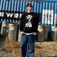 韓國直送 PLUS 82 HIYA Popchon Dalmatian Knit